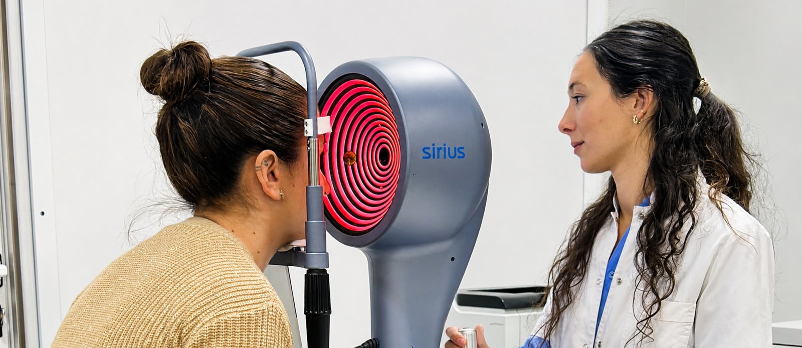 Topografía corneal en el área de estudios complementarios del IOC